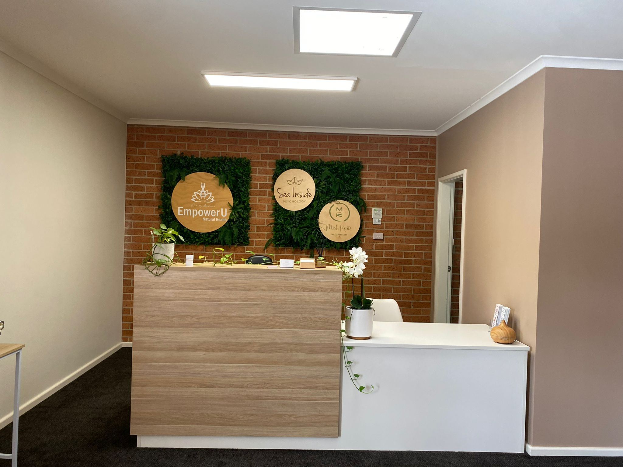 Lobby at Dora Walkow's counselling practice, Lambton